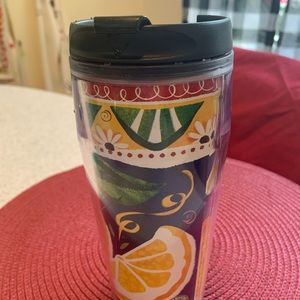 Starbucks Barista Travel Mug 2002 Citrus Fruit Graphics
